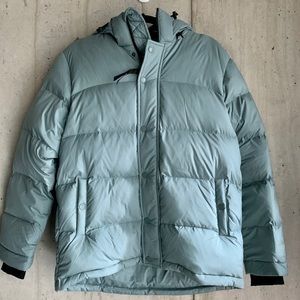NWT Aritzia THE SUPER PUFF Jacket - Blue/Green